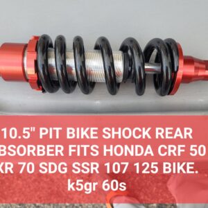 10.5" PIT BIKE SHOCK REAR ABSORBER FITS HONDA CRF 50 XR 70 SDG SSR 107 125 BIKE. k5gr 60s